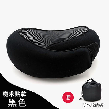 Memory foam pillow storage-shaped pillow aircraft travel pillow nap cervical neck pillow travel portable pillow